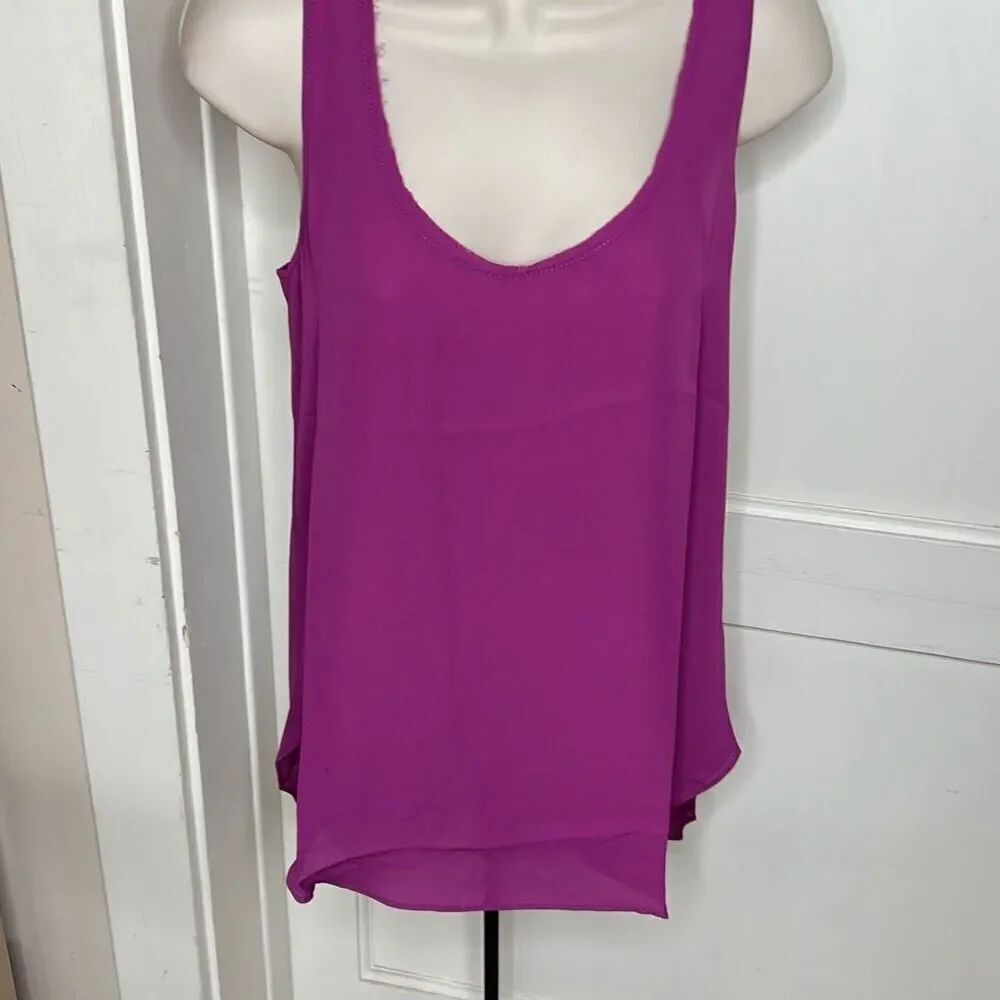 Krisa Tunic Tank Top in Huckleberry Purple NWT Size Medium
